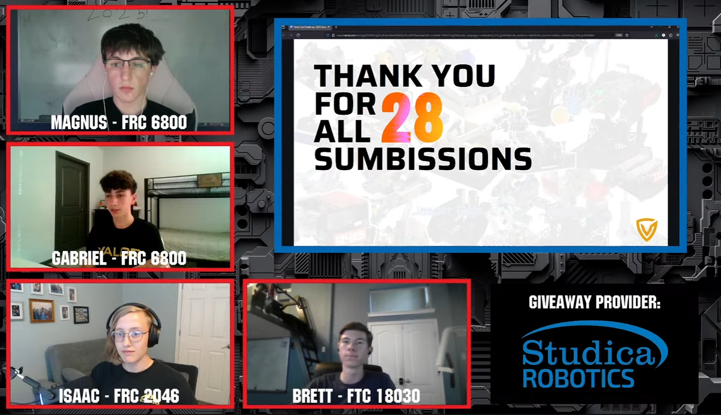 FIRST Updates Now livestream.